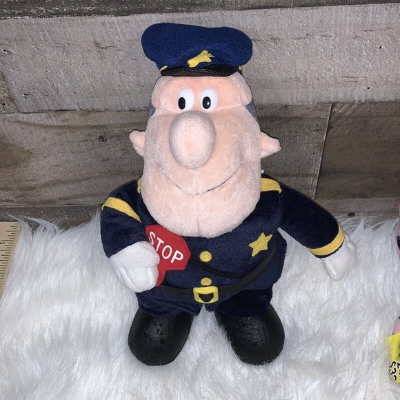 Vintage 1999 CVS Stuffins FROSTY THE SNOWMAN Traffic Cop. 13" Plush Doll - Picture 2 of 9